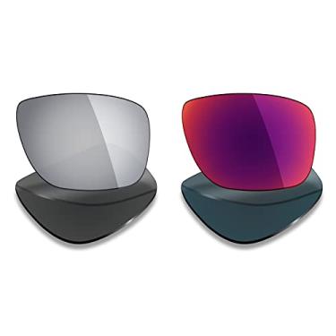 Imagem de 2 pares de lentes polarizadas de substituição da Mryok para óculos de sol Oakley Dispatch 1 – Opções