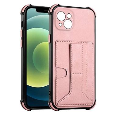 Imagem de Carteira com suporte magnético para iPhone 13 12 Mini 11 Pro Max SE 2020 porta-cartão de couro capa traseira para iPhone X Xs Xr 7 8 Plus, rosa, para iPhone XS