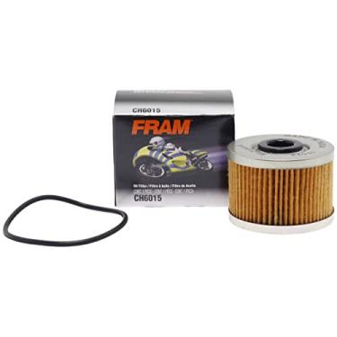 Imagem de Fram CH6015 Filtro de óleo para motocicleta/quadriciclo para modelos selecionados Honda, Kawasaki e Polaris