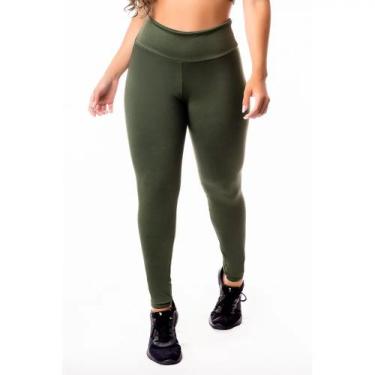 Calça Legging Fitness Levanta Bumbum Sem Costura Cintura Alta Tamanho M na  Americanas Empresas