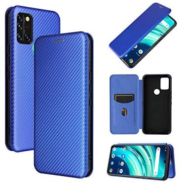 Imagem de For for UMIDIGI A9 Pro Carbon Fiber Texture Horizontal Flip TPU + PC + PU Leather Case with Card Slot