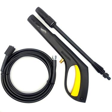 Imagem de Kit Pistola Gatilho com Mangueira 5M e Lança Bico Leque para Lavajato Gamma 130 G2551BR2