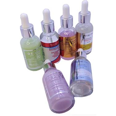 Imagem de Kit C/6 Serum Facial Com Ácido Hialurônico, Vit B5, Colágeno