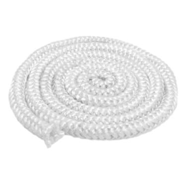 Imagem de Generic Corda de vedação para lareira, 2 metros, cabo de vedação, alta densidade, resistência ao fogo, corda de fibra de vidro, fogão, vedação de porta, 1, 8mm x 2m