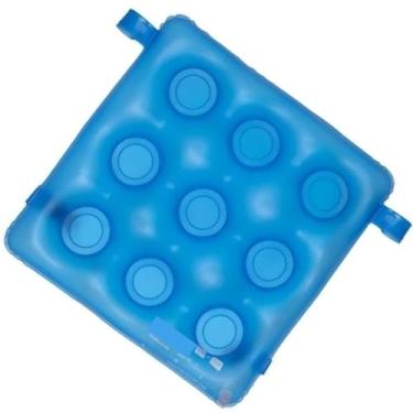 Imagem de Encosto Inflável Para Conforto Alívio de Dores Pessoas Cadeira De Rodas Cadeirante Anti-escaras - Della Vida