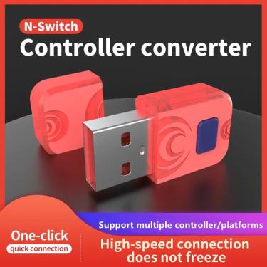Imagem de Receptor sem fio suporte bluetooth usb adaptador conversor para nintendo switch ps5 ps4 controlador