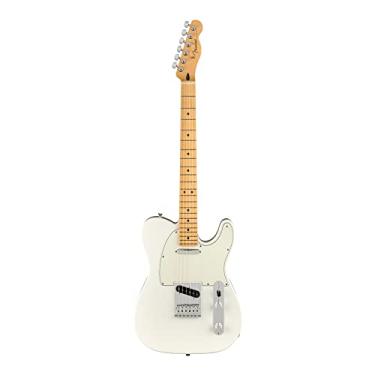 Imagem de Fender Guitarra elétrica Player Telecaster SS, com 2 anos de garantia, branco polar, prancha de bordo