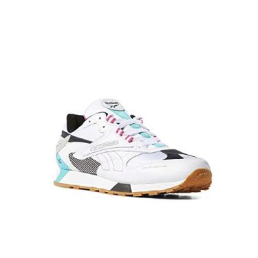 Imagem de Reebok Classic Leather ATI 90s (White/Teal/Black/Grey/Pink) Men's Shoes DV5373