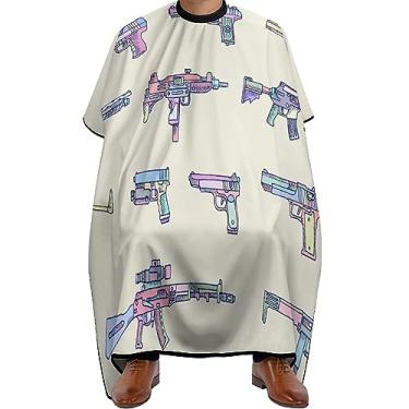 Imagem de Armas armas barbeiro capa para adultos salão de beleza profissional corte cabelo cabo cabeleireiro avental/786