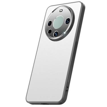 Imagem de LTLMYDAM Capa à prova de choque para Honor Magic 6 Pro, lente de metal com proteção total, policarbonato antiqueda anti-impressão digital à prova de óleo, ultrafina, prata