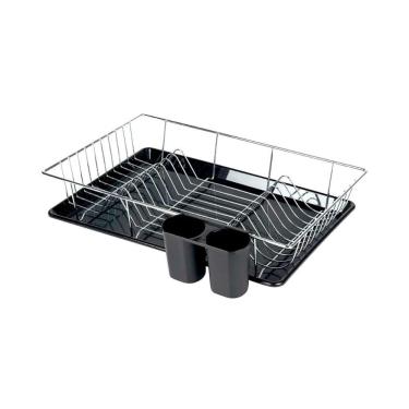 Imagem de Escorredor de Louças Mor 18 Pratos 5214 Preto