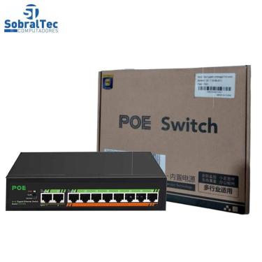 Imagem de Switch Poe Gigabit 10 Portas 10/100/1000 Terow Txe052 Gb