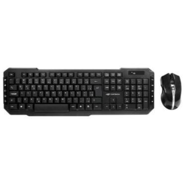 Imagem de Kit Teclado E Mouse Sem Fio Multimídia C3Tech Modelo Novo - A.R Varied