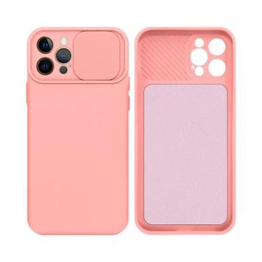 Imagem de Capinha Fecha Câmera Slide Colors para iPhone 12 Pro - GCM, Rosa Chicl