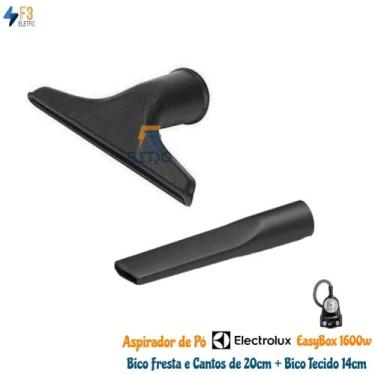Imagem de Kit Bico Fresta 15cm + Bico Tecido 14cm Aspirador de Pó Electrolux Eas