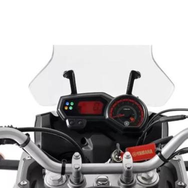 Imagem de Par Pezinhos Kit Guidão Tenerê XTZ 250 Crosser 250 Lander 250 Prata Al