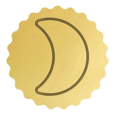 Imagem de Cortador Biscoito Contorno Meia Lua Petit-Four - DOCE IMPRESSO, 7,5cm