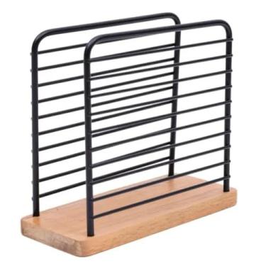 Imagem de Mimo Style, Porta Guardanapo Acácia Wood Iron