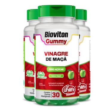 Imagem de Kit 3 Gummy Vinagre de Maçã Unilife 30 gomas