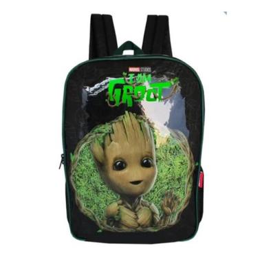 Imagem de Mochila Costas Infantil Escolar Menino Guardiões Da Galáxia Groot Ving