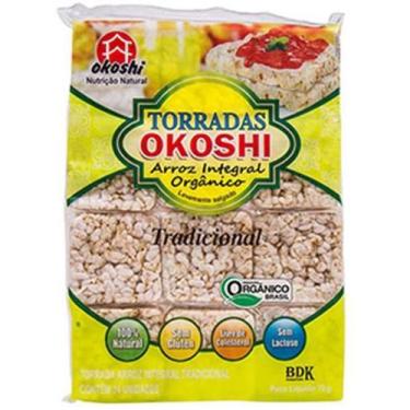 Imagem de Torrada De Arroz Integral Orgânico Tradicional Okoshi 75G