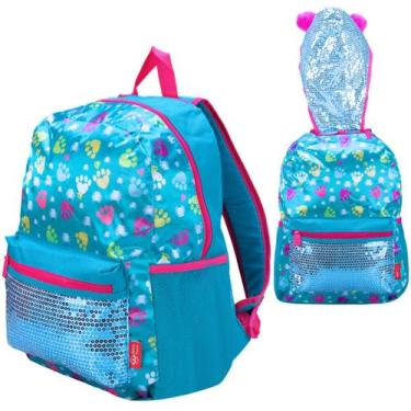 Imagem de Mochila Escolar Bolsa Infantil Feminina Menina Resistente Brilho Para 