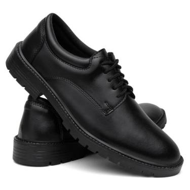 Imagem de Sapato Oxford Masculino Social Casual Fino Elegante PRETO - L A J U P 