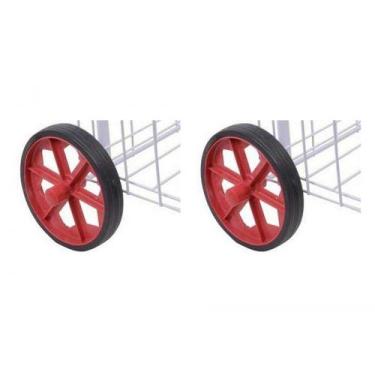 Imagem de Kit C/2 - Roda Para Carrinho De Feira - KAORI