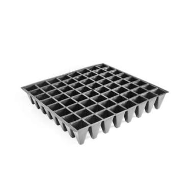 Imagem de Kit Com 30 - Bandeja Nutriplan De 64 Células Sementeira Preta