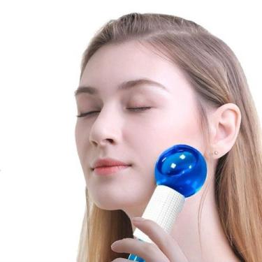 Imagem de KIT Esfera de Cromoterapia Beauty Crystal Ball Massagem Facial E Olhos
