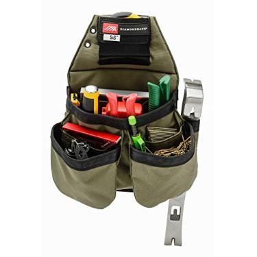 Imagem de Diamondback Bolsa SxS - Bolsas de ferramentas ideais para carpinteiro e eletricista para porcas, unhas de tira e fixadores - Bolsas para cinto de ferramentas - Bolsa utilitária para cinto de
