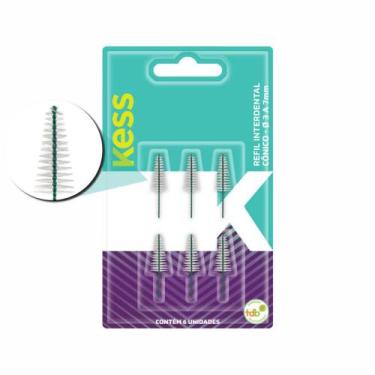 Imagem de Refil Interdental Cônico Kess Ø 3 A 7mm C/6un Cód.1993 - BELLIZ COMPAN