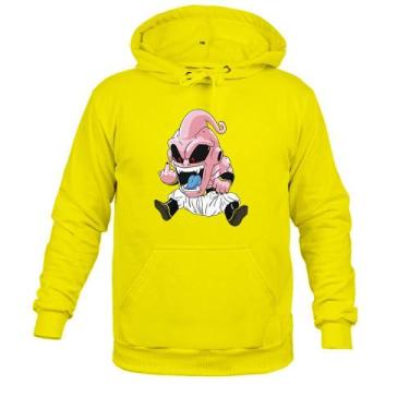 Imagem de Moletom 100% Algodão Quente Majin Doido - Surprass, Amarelo, GG