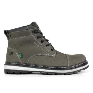 Imagem de Bota Masculina Casual Adventure em Couro Nobuck Cinza