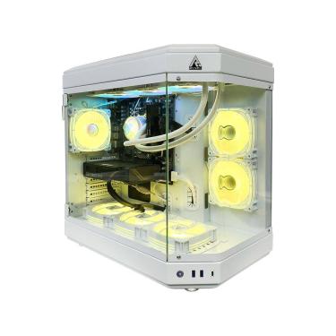 Imagem de Pc Gamer Ryzen 5 5500, 16Gb 3200Mhz, (Rtx 4060 8Gb), B550m, Ssd 480Gb M.2, 600W 80 Plus, Water Cooler White 240Mm - Nli88046