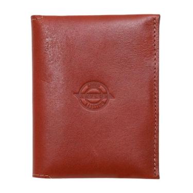 Imagem de Carteira Slim Unissex Porta Cartão Artlux 968, Caramelo