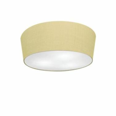 Imagem de Plafon Cone Vivare Md-3003 Cúpula em Tecido 12/40x35cm - Bivolt, Algod