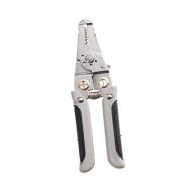 Imagem de Ｂｅｓｇａ Cortador de descascador de fio profissional multifuncional ferramenta de fiação de mão ferramenta de descascamento de fio de aço inoxidável friso, Style a
