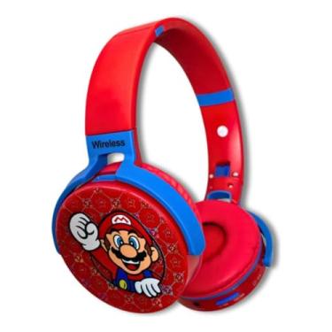 Imagem de Fone de Ouvido Sem Fio Bluetooth, Cor Vermelho