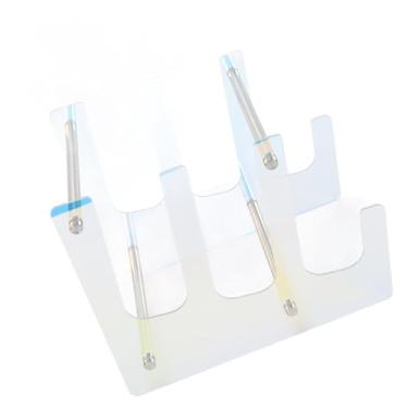 Imagem de Suporte de Exibição de Teclado de Acrílico Colorido de 3 Camadas Com Prateleira de Suporte de Teclado Mecânico para Armazenamento de Teclado de Jogos Organizar Teclados de