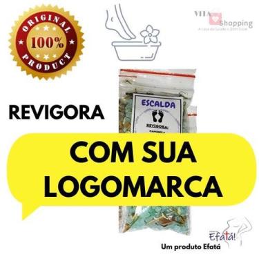 Imagem de Escalda Pés com sua logomarca - kit 30 unids - Efatá, REVIGORA