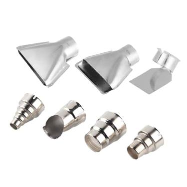 Imagem de Conjunto de Bico de Ar Quente, 7 Peças, Kit de Bico de Calor de 35-40mm para Estação de Solda de Ar Quente, Acessório de Ferramenta de Reparo, Ampla Gama de Formatos