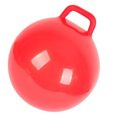 Imagem de Bola de Salto de Design Espessante, Cor Inflável de Cor Pura Com Material de Borracha de PVC para Adultos Exercícios (vermelho)