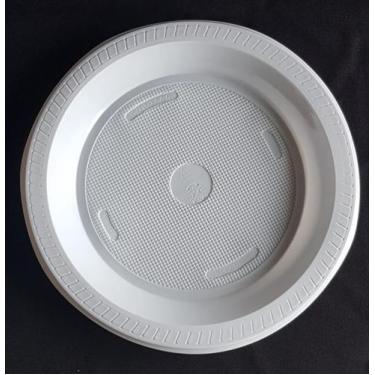 Imagem de Prato Plástico 26cm Copozan Pct C/10und Branco - Coposul