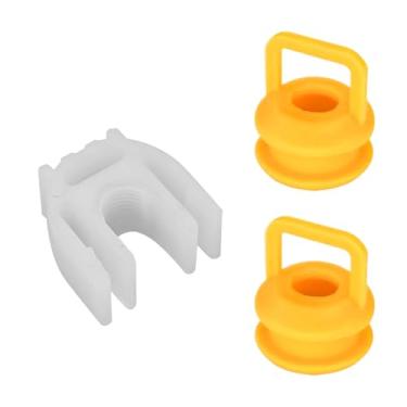 Imagem de QQWD Kit de reparo de bucha de cabo de conexão de câmbio de transmissão, 14104 15276979 52855956AG Braçadeira de bucha de cabo de câmbio para Chevy Silverado 1500 2500 3500 JEEP RAM Dodge 2004-2020