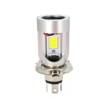 Imagem de Lampada Led H4 Moto Farol 6500k Moto Universal Angel Eyes