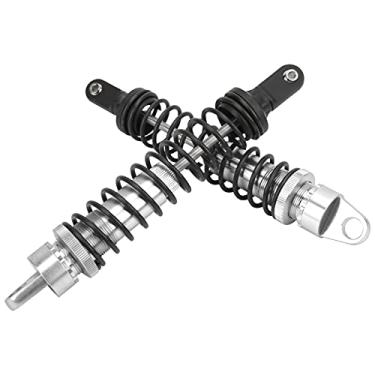 Imagem de VGEBY RC Shock Absorber, 2Pcs 188mm Wear‑Resistant RC Aluminium Shock Absorber Damper Compatible for HSP 94050 1/5 RC Gasoline Off‑Road Cars(Silver) Car Model Accessory