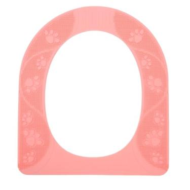 Imagem de Capa de Assento de Vaso Sanitário Reutilizável, Universal, Lavável, Silicone, Antiderrapante, para Casa e Viagem, Penico, Capa para Crianças, Dobrável, Portátil, Acampamento