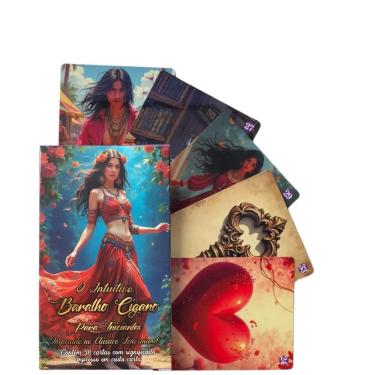 Imagem de O Intuitivo Baralho Cigano Para Iniciantes 36 Cartas Manual