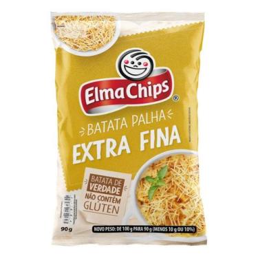 Imagem de Kit c/ 6 Batata Palha Extrafina Sem Gluten 90g Elma Chips
